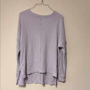 American Eagle Outfitters Light Purple Knit Top